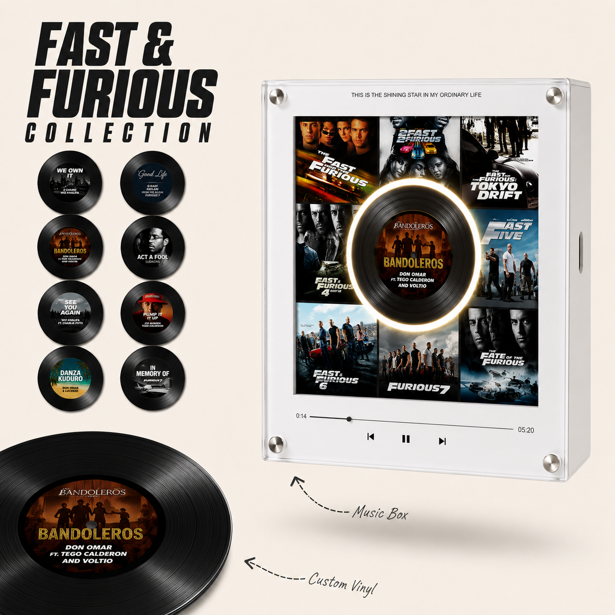 The Fast&Furious Magnetic Vinyl Collection